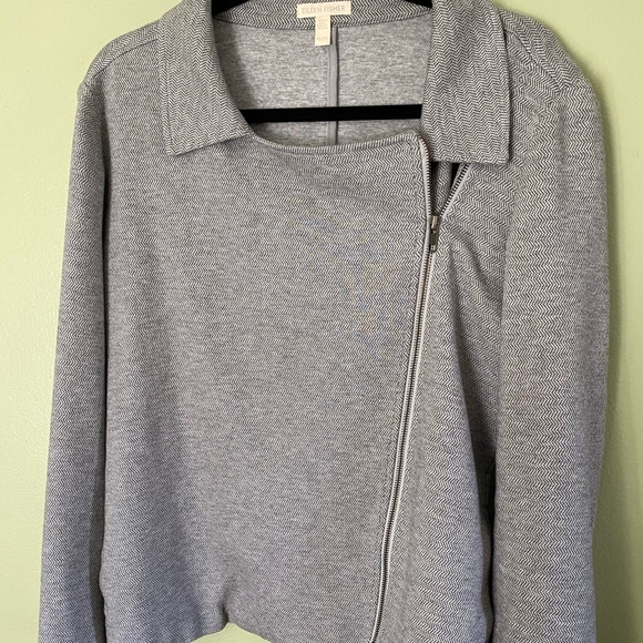 Eileen Fisher Jackets & Blazers - Eileen Fisher Organic Cotton Moto Jacket